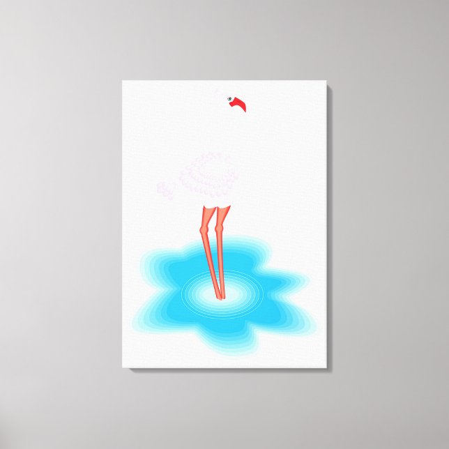 Flamingo Canvas Print (Front)