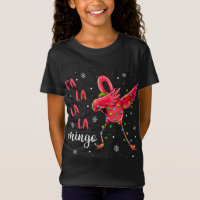 Flamingo Christmas Lights Funny Xmas Santa Hat Ani