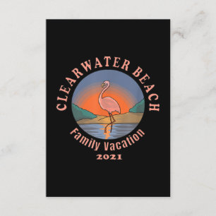 Flamingo Clearwater Beach Flamingo Vacation 2021 Enclosure Card