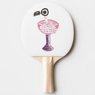 Flamingo Cocktail Ping Pong Bat Ping Pong Paddle