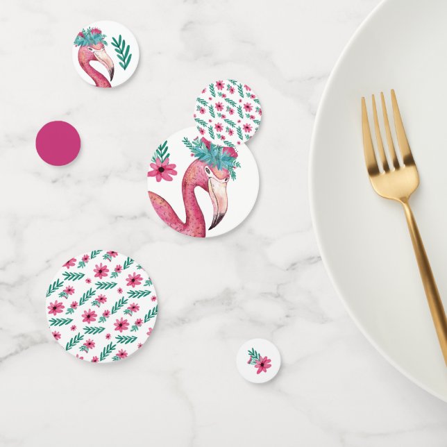 Flamingo Confetti (Group)
