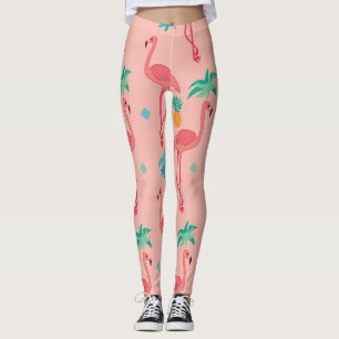 Flamingo Coral Leggings
