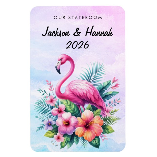 Flamingo Cruise Ship Stateroom Magnet (Vertical)