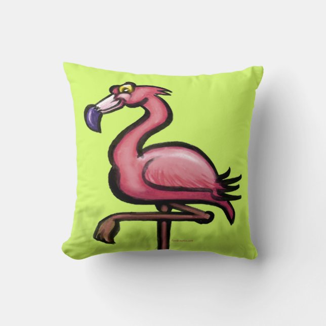 Flamingo Cushion (Front)