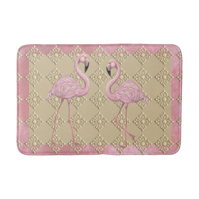 Flamingo Dance Bath Mat (Front)