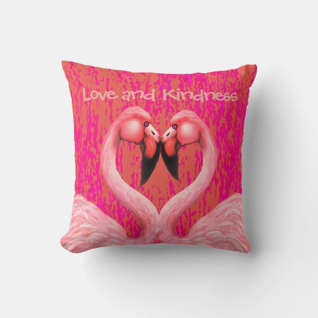 Flamingo Dance Cushion (Front)