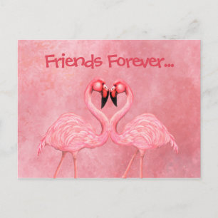 Flamingo Dance Postcard