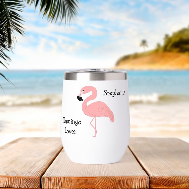 Flamingo Design Any Colour Background (Beach (Rotated))