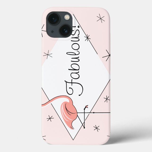 Flamingo Diamond 'Fabulous!' iPad Mini case (Back)