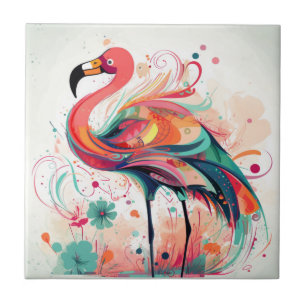 Flamingo Dreams  Tile