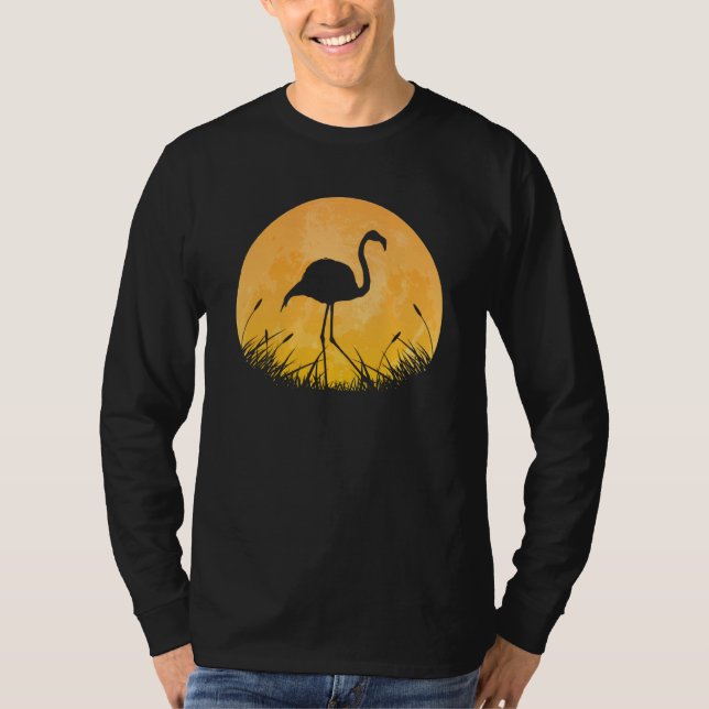 Flamingo Easy Halloween Outfit Bird Animal Moon Co T-Shirt (Front)