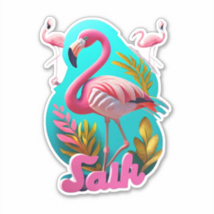 Flamingo Elevate Your Style with Stickers
