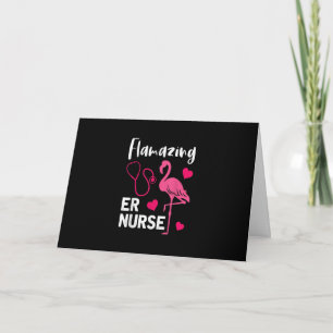 Flamingo ER Nurse Emergency Nurse Poison Card