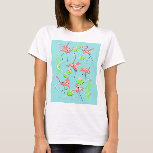 Flamingo Fandango t-shirt (Front)