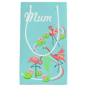Flamingo Fandango Trio Mum small Gift Bag