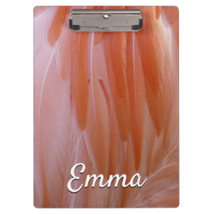 Flamingo Feathers in Shades of Pink Clipboard