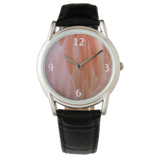 Flamingo Feathers in Shades of Pink Watch