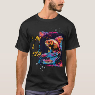 Flamingo Fisher Fishing rod Fish T-Shirt
