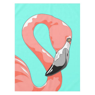 Flamingo   Flamingo Bird Print Art Gift Lovers Tablecloth