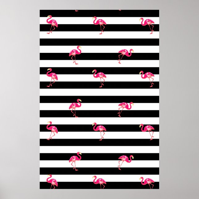 flamingo, flamingo poster, kitchen poster, poster (Front)