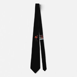 Flamingo |Flamingo Riding Sloth Animal Lover Gifts Tie