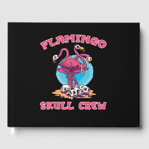 Flamingo   Flamingo Skull Crew Halloween Costume Guest Book