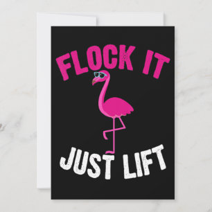 Flamingo Flamingo Weightlifting Flock Save The Date