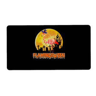 Flamingo Flamingoween Funny Witch Halloween