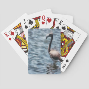 Flamingo Fledgling Watercolor Playing Cards