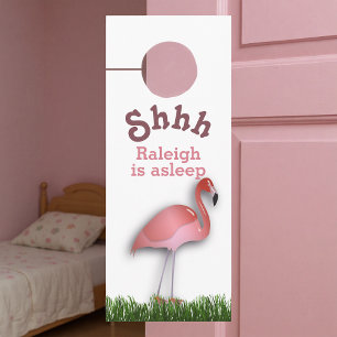 Flamingo For Sleeping Baby Door Hanger