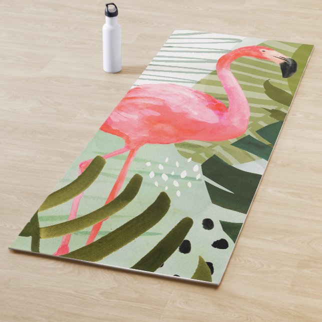 Flamingo Forest Yoga Mat (In Situ)