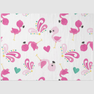 Flamingo Fun Design 2 Tissue Paper