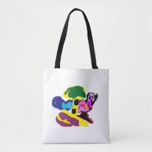 Flamingo fun summer style tote bag