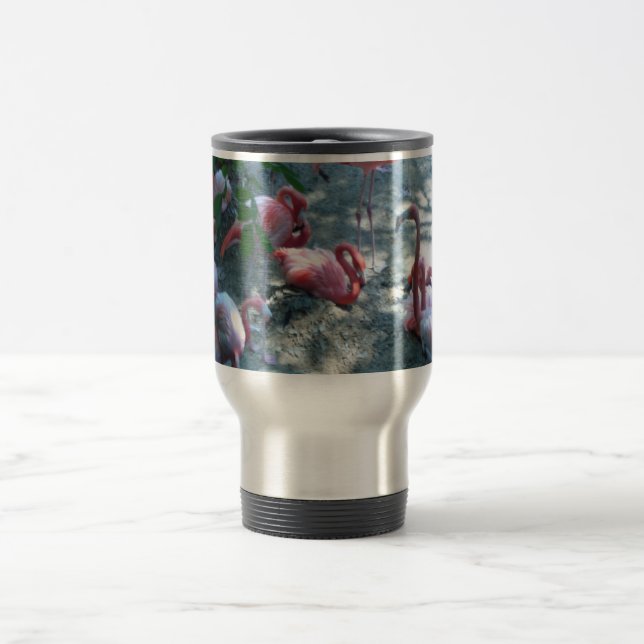 flamingo fun travel mug (Center)