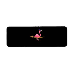 Flamingo Funny Flamingo Witch Halloween