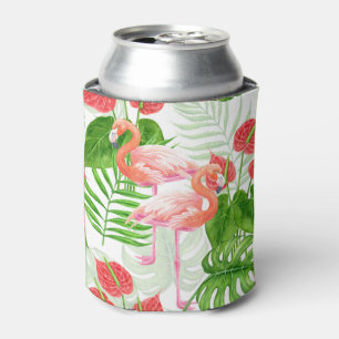 Flamingo garden can cooler