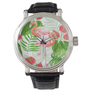 Flamingo garden watch