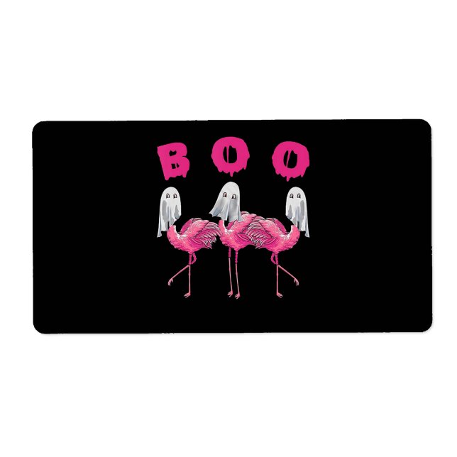 Flamingo | Ghost Flamingo Boo Halloween Costume (Front)