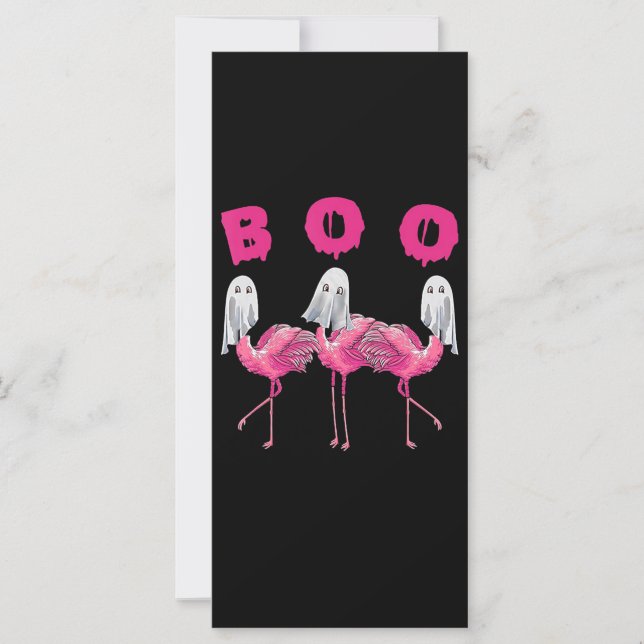 Flamingo | Ghost Flamingo Boo Halloween Costume (Front)