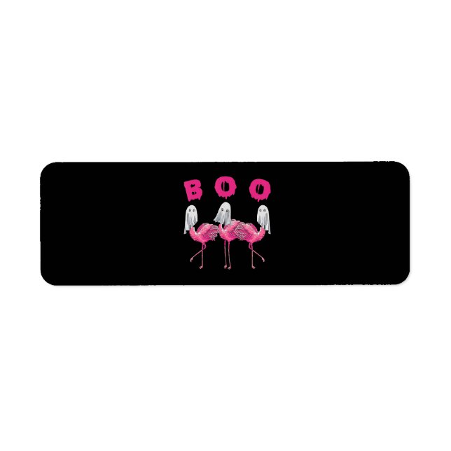Flamingo | Ghost Flamingo Boo Halloween Costume (Front)