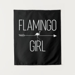 Flamingo Girl Gift For Women Bird Animal Wading Tapestry
