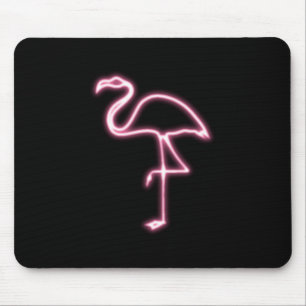 Flamingo Glow Mouse Pad