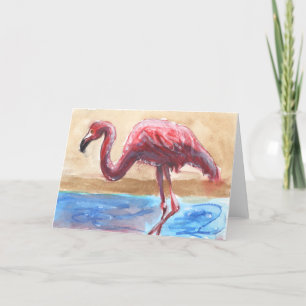 Flamingo Greeting Card
