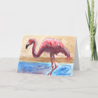 Flamingo Greeting Card