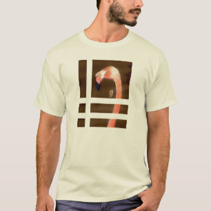 flamingo grid T-Shirt