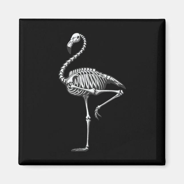 Flamingo Halloween  Magnet (Front)