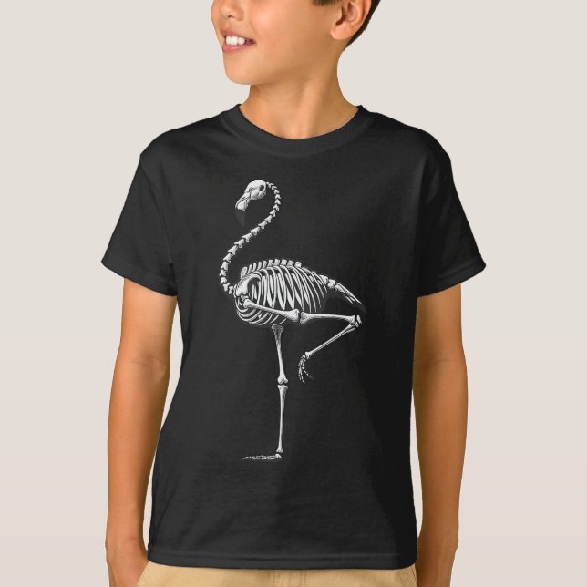 Flamingo Halloween  T-Shirt (Front)