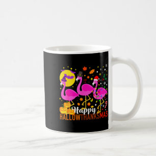 Flamingo Halloween Thanksgiving Christmas Hallowth Coffee Mug
