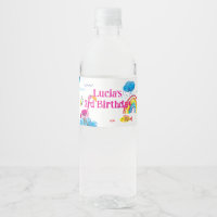 Flamingo Hand Drawn Water Labels