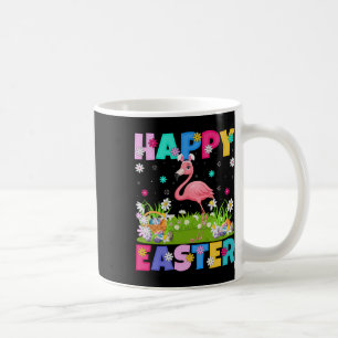 Flamingo Happy Easter Egg Hunt Bunny Ear Flamingo  Coffee Mug